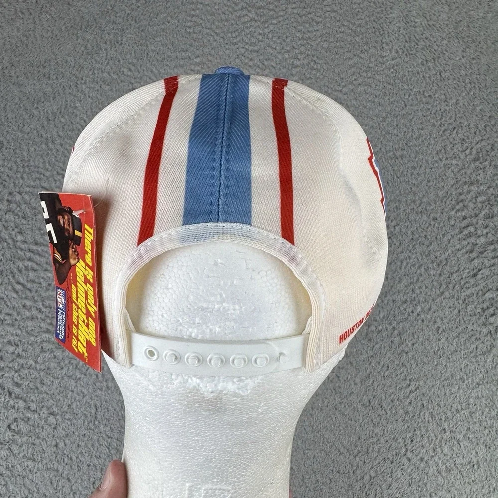 Houston Oilers Helmet Hat Snapback by Louisville Mfg NFL Nwt Nos Vintage 70s 80s